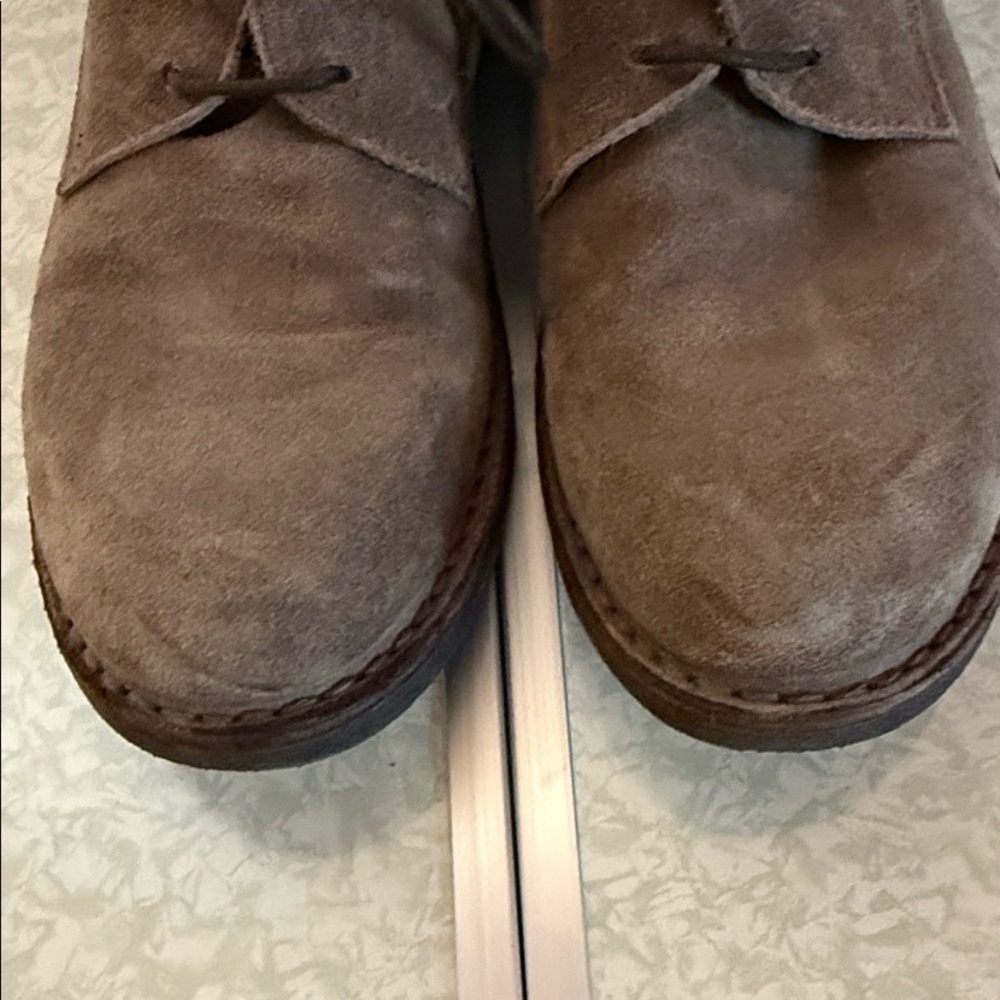 Fiorentini + Baker Women’s Gray Suede Oxfords - Picture 5 of 8